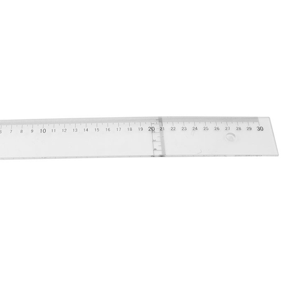 30cm Measurement Black Arabic Numeral Dial Clear T-square Ruler gallery