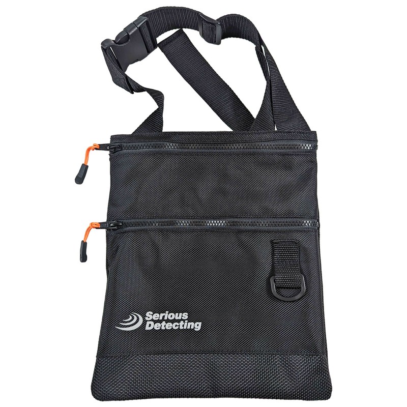 Serious Detecting Beach Finds Bag Pouch with 43″ Waist Belt for Metal Detecting gallery