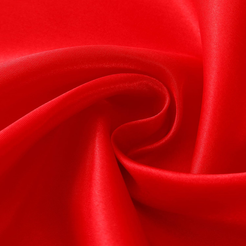 2 Pack Red Satin Table Runner 12 X 108 Inch, Smooth Table Runners for Wedding Ba gallery