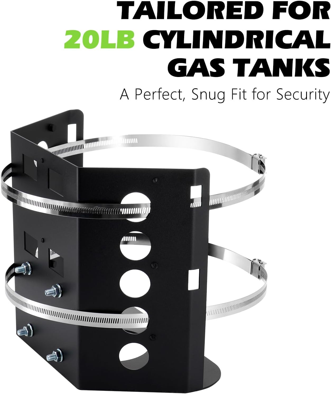 Propane Tank Mount for 20Lb Propane Tank,Propane Tank Holder Bracket for RV, Tra gallery