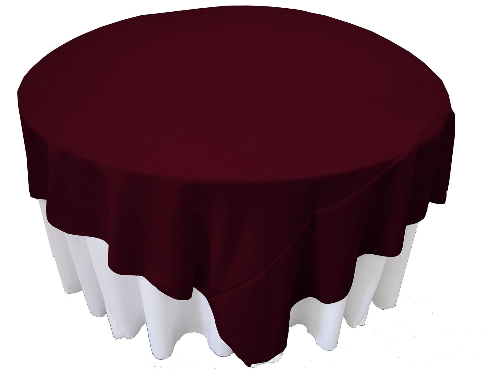 Polyester Poplin Washable Square Tablecloth, Stain and Wrinkle Resistant Tabl... gallery
