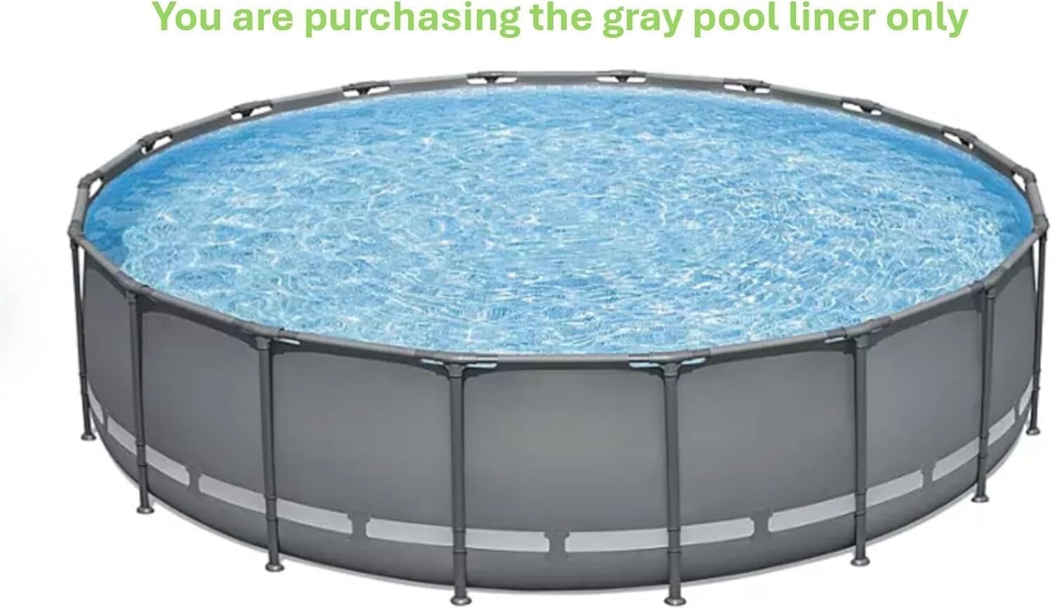 Above Ground Bestway/coleman Pool Liner Replacement, 18 Ft x 48 in (Gray) gallery
