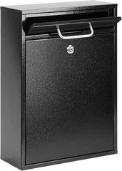 KYODOLED Steel Key Lock Mail Boxes Outdoor, Locking Wall Mount Mailbox, Security