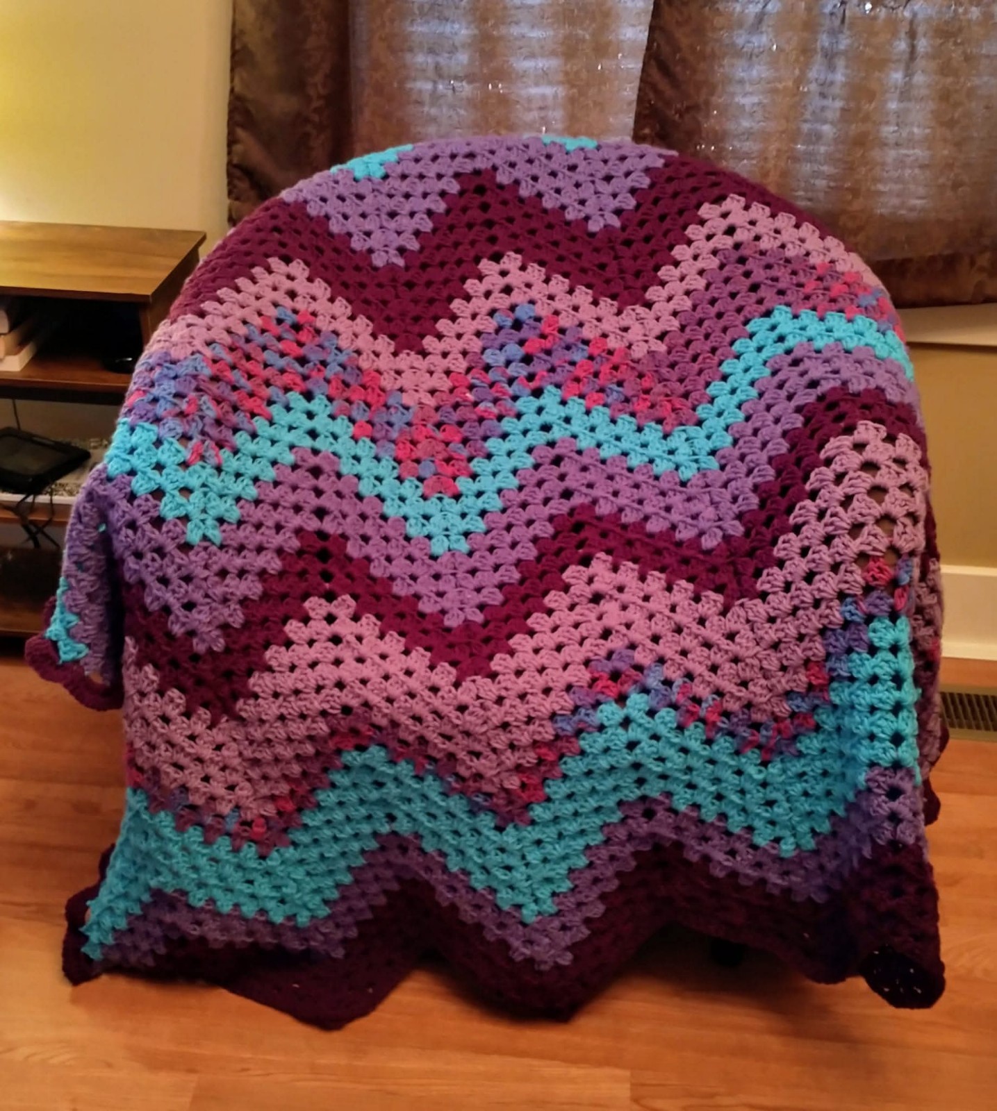 Chevron Granny Square Afghan gallery