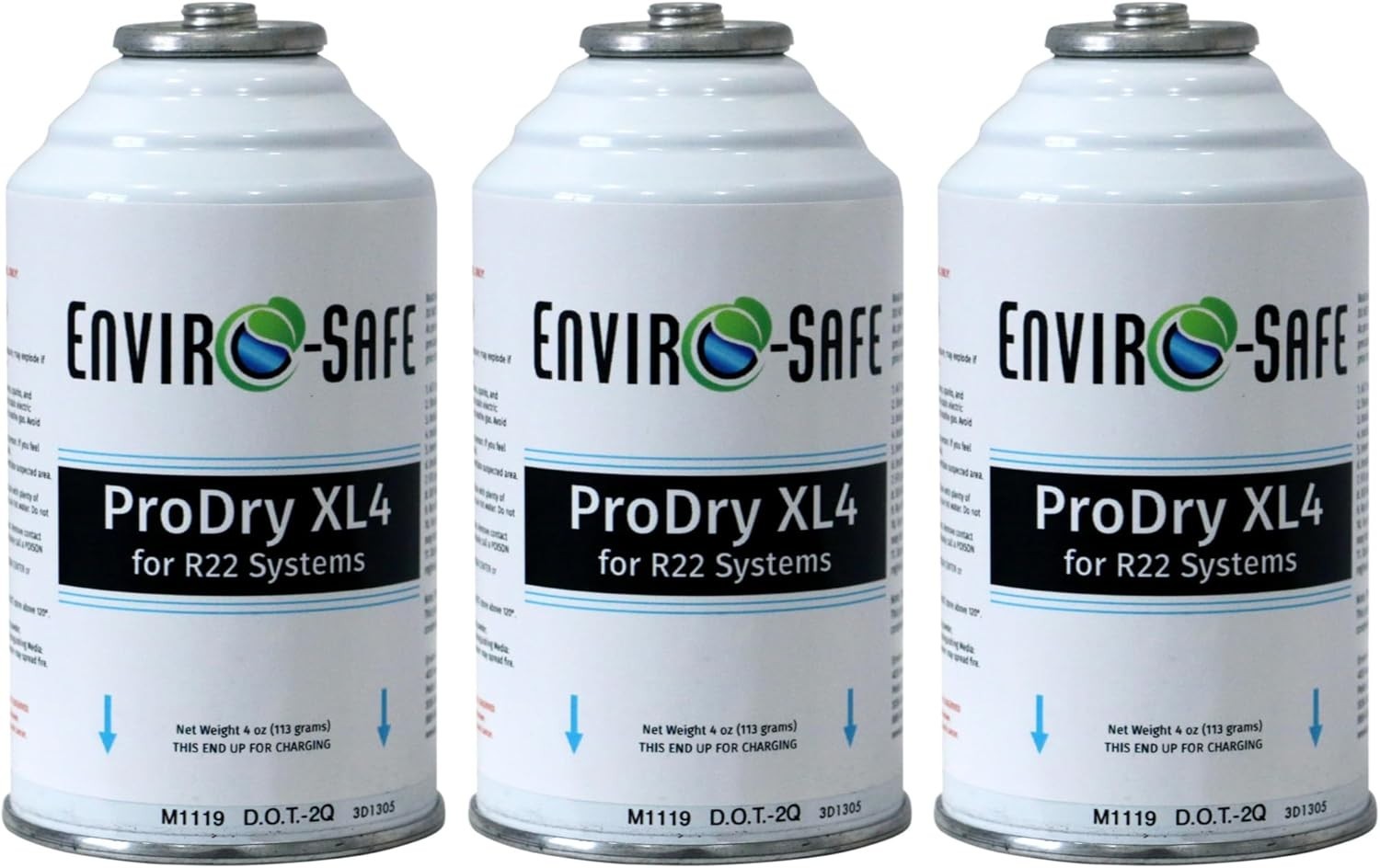 ENVIRO-SAFE ProDry XL4 for R22 Systems – 4 oz. (3Cans) – Remove Moisture gallery