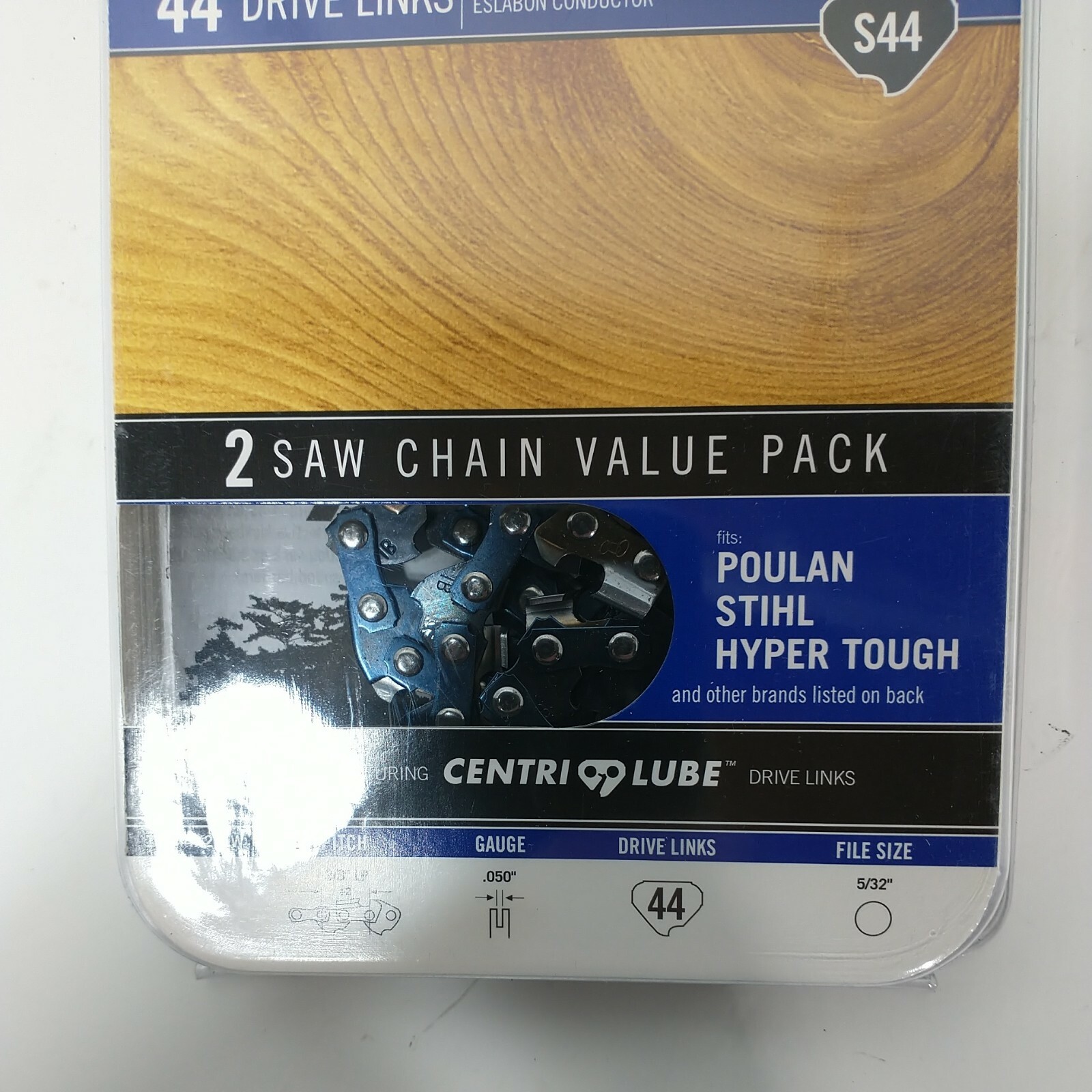 TW0 2 Pack 12” 30cm Chain Saw Chain Blade Poulan Stihl Hyper Tough Echo 4 Chains gallery