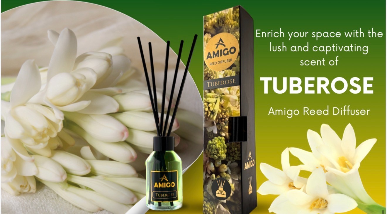 Tuberose Reed Diffuser By United Care Of Dubai gallery