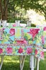 Gorgeous NEW April Cornell Tablecloth 54x54 ~ Austen Rose Turquoise ~ New 2026! gallery