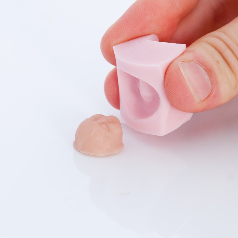 Face Silicone Fondant Gum Paste Candy Polymer Clay Resin Mold Mould (522) gallery
