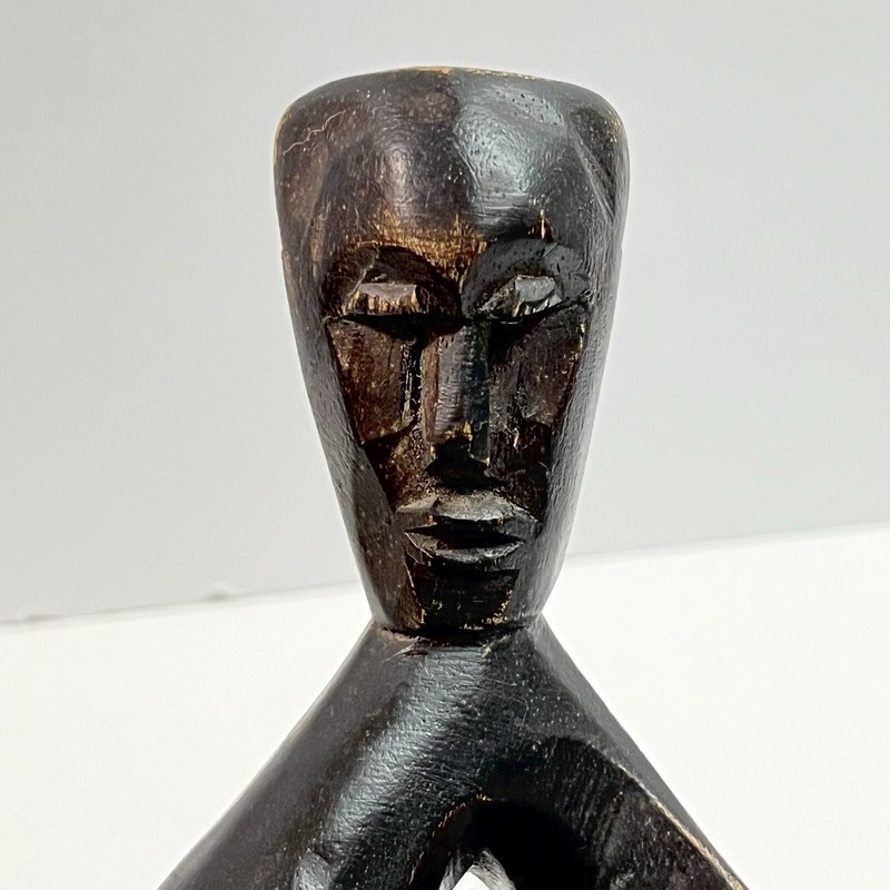 Wooden Interlocking Unity Carving Statue Figure Intertwined Pedestal Stand gallery
