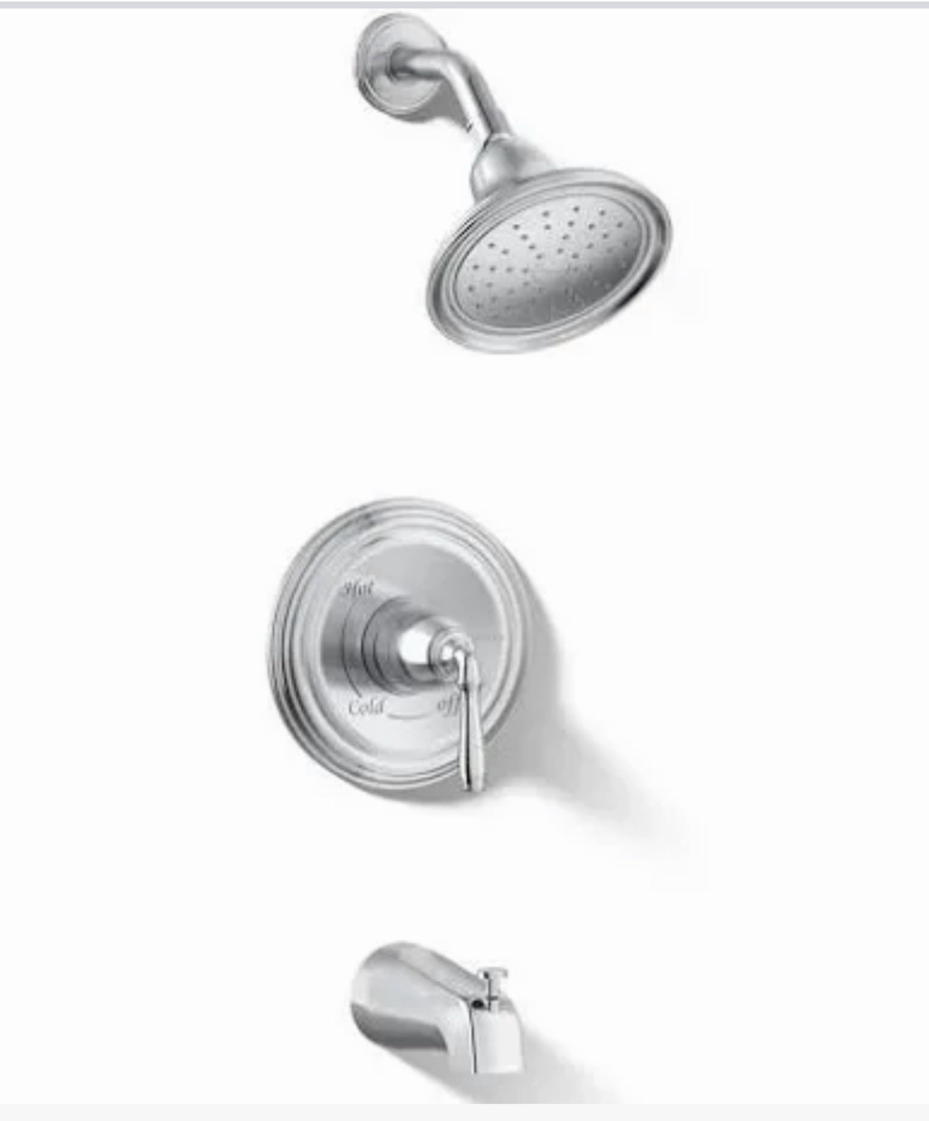 Kohler TS395-4-CP Devonshire Shower Faucet Trim Polished Chrome w/ Head gallery