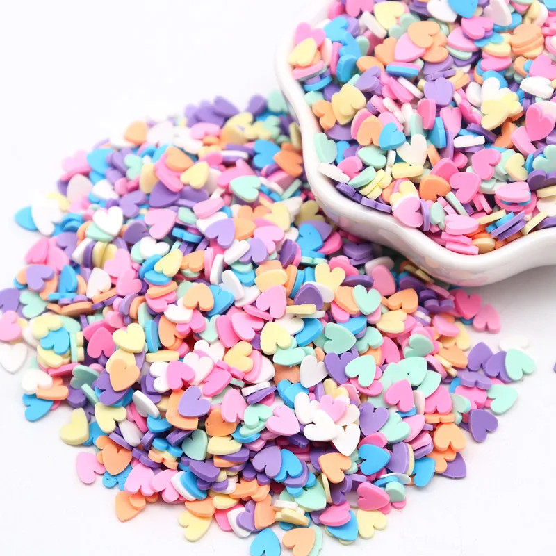 Polymer Clay Sprinkles Slices Mixed Color Small Fresh Beaded Boxi Slime gallery