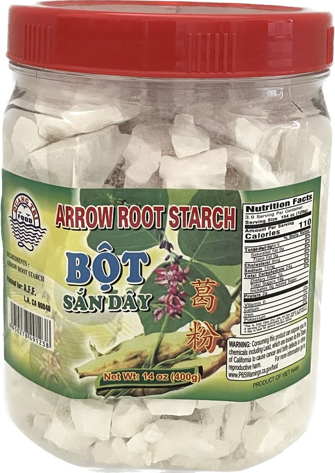 14oz Arrow Root Starch Chunks Flour Bot San Day by Quang Tri gallery
