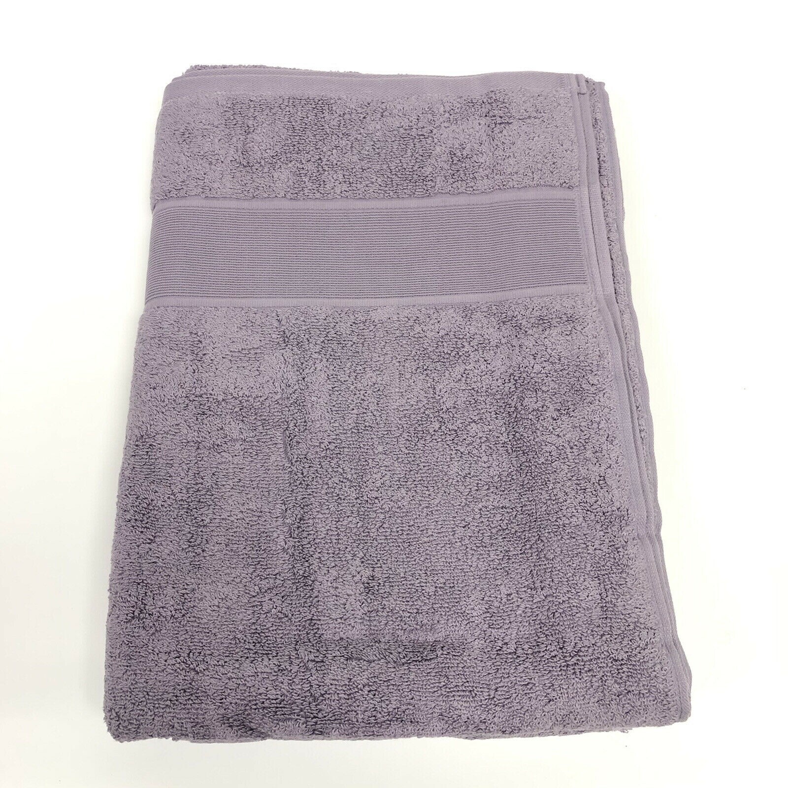 Lavender Grey Ralph Lauren Sanders Solid Bath Sheet 35" X 66" New 100% Cotton gallery