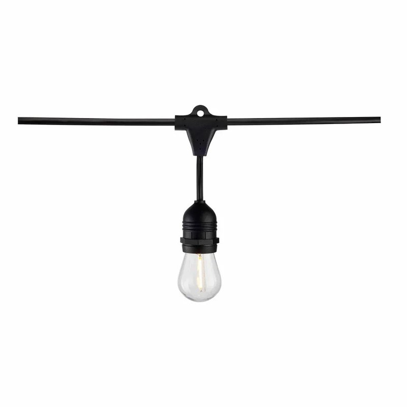 24Ft - LED String Light - Includes 12-S14 bulbs - 2200K - 120Vs - 2 Pack gallery