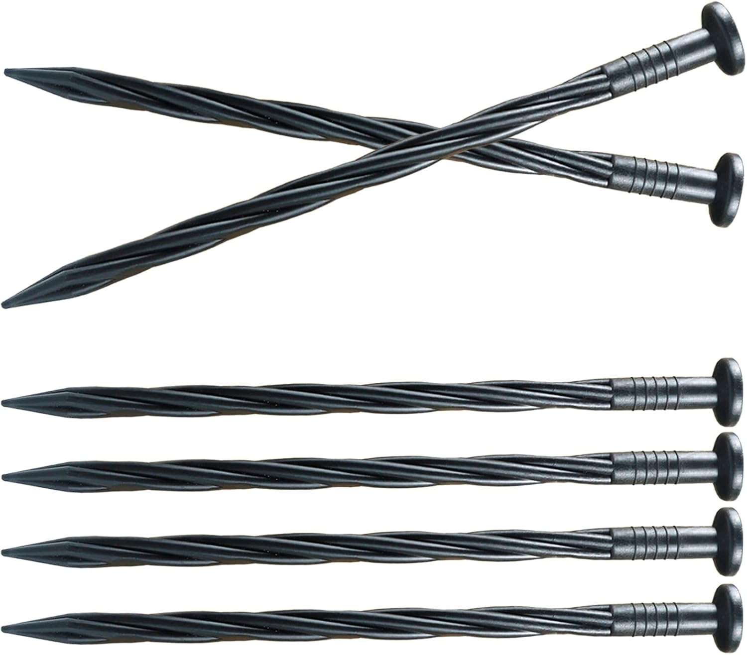 30 Pcs Spiral Landscape Anchoring Spikes 8 Inch Landscaping Fabric Edging Stakes gallery