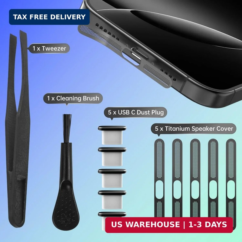 USB C Dust Plug for iPhone 17 Pro/17, 5PCS Type C Charging Port Cover & Phone US gallery