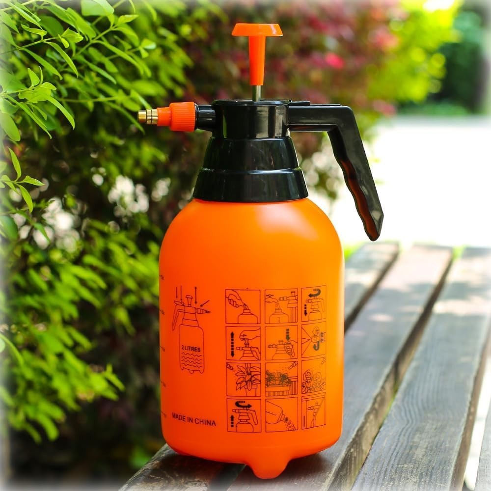 2 Pack Handheld Pump Sprayer, Garden Pressure Water Spray Bottle with Adjusta... gallery