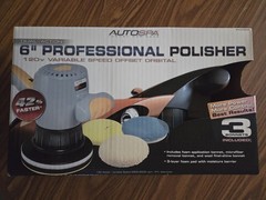 AUTO-SPA 6″ Professional Dual-Action Orbital Polisher 120V Variable Speed Offset