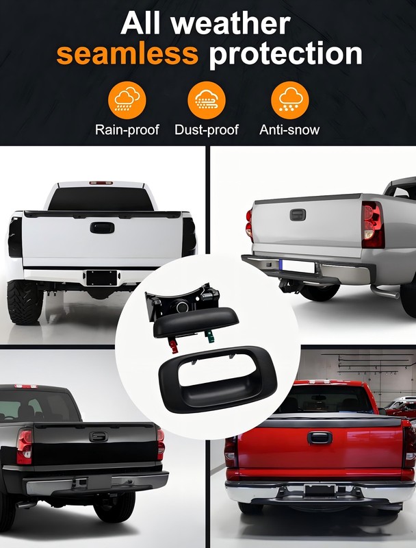 Tailgate Latch Handle&Bezel for Chevrolet Silverado 1500 GMC Sierra 1500 99-06 gallery