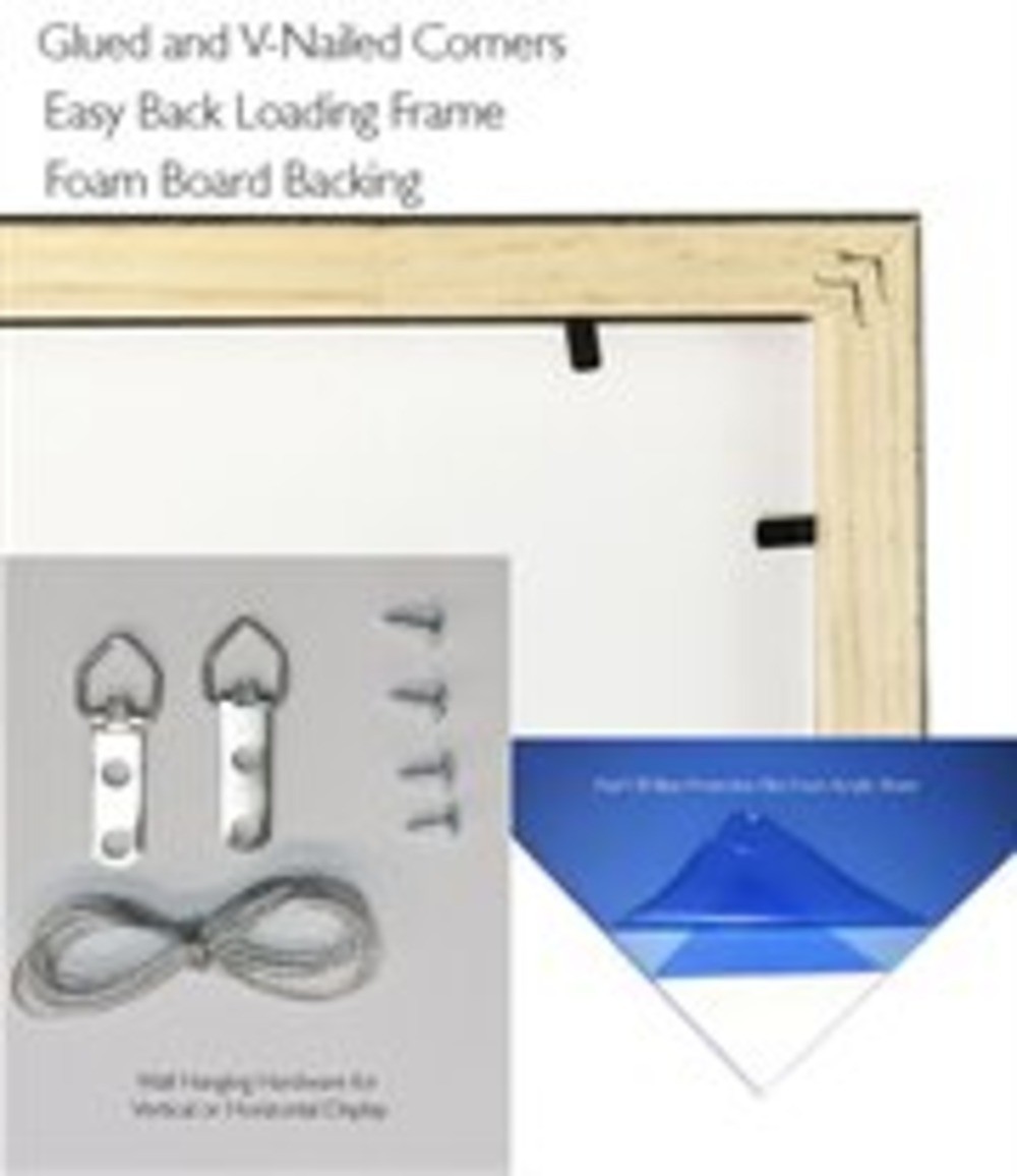Newspaper Frame Made For Periodical Measuring 11x22 Inches gallery