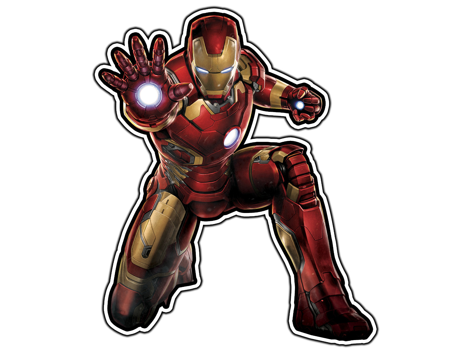 #0877 Iron Man #2 Superhero Sticker Waterproof Vinyl Decal Die-Cut Car gallery