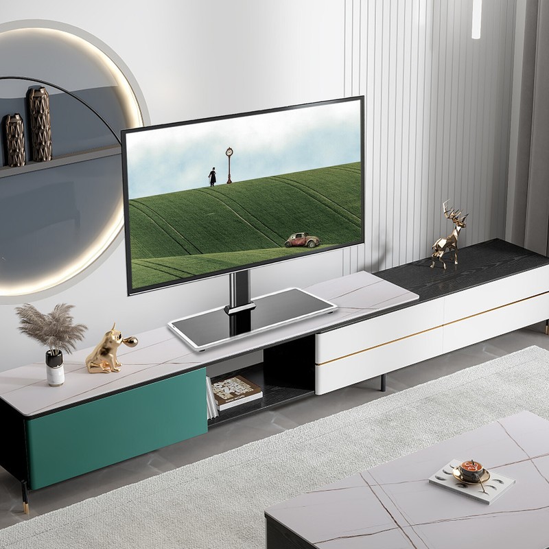 Universal TableTop TV Stand Base with Mount Bracket for 27" to 55" TVs gallery