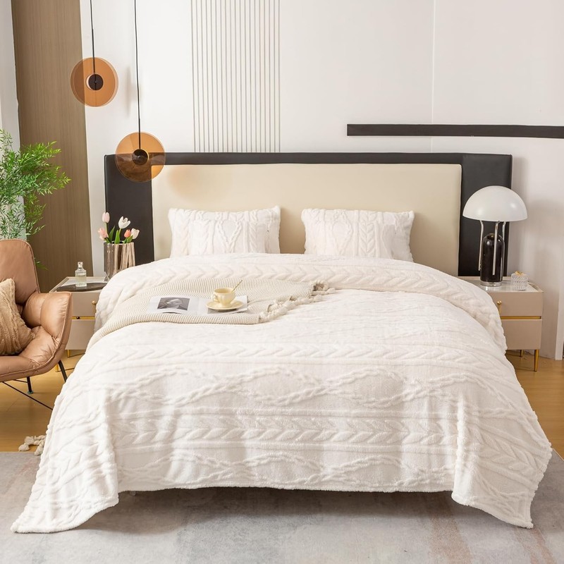 Blanket Soft Thick Plush Cozy Warm Throw for Couch Bed Sofa Throw Queen Twin gallery