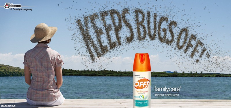 OFF! 15% DEET MOSQUITO Insect REPELLENT Powder Smooth & Dry Bug spraY OFF 4ounce gallery