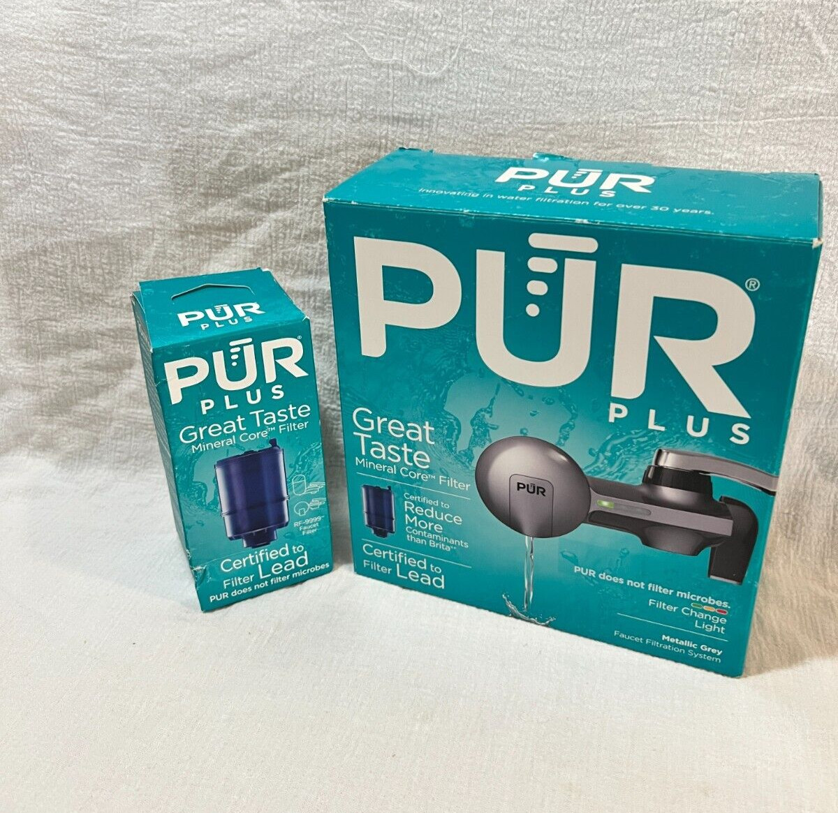 PUR Plus Mineral Core Filter Faucet Filtration System Black extra filter gallery