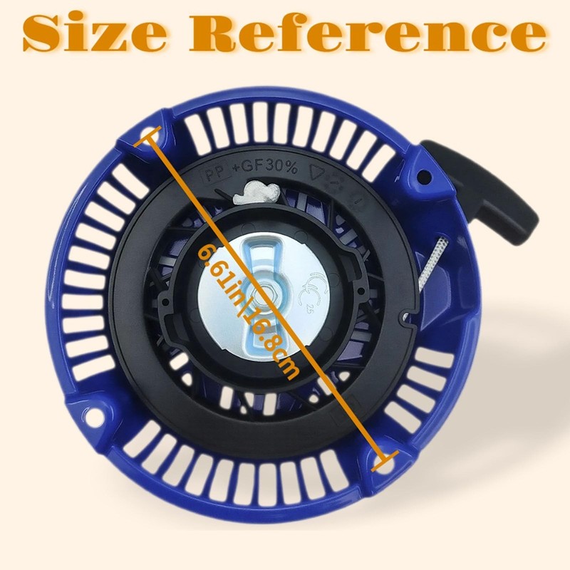 Recoil Starter Assembly for 212cc Engine, Powerhorse, Durostar, Generator, Press gallery