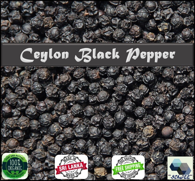 Ceylon Black Pepper Powder 50g 100g Pure Sri Lankan Ground Pepper gallery