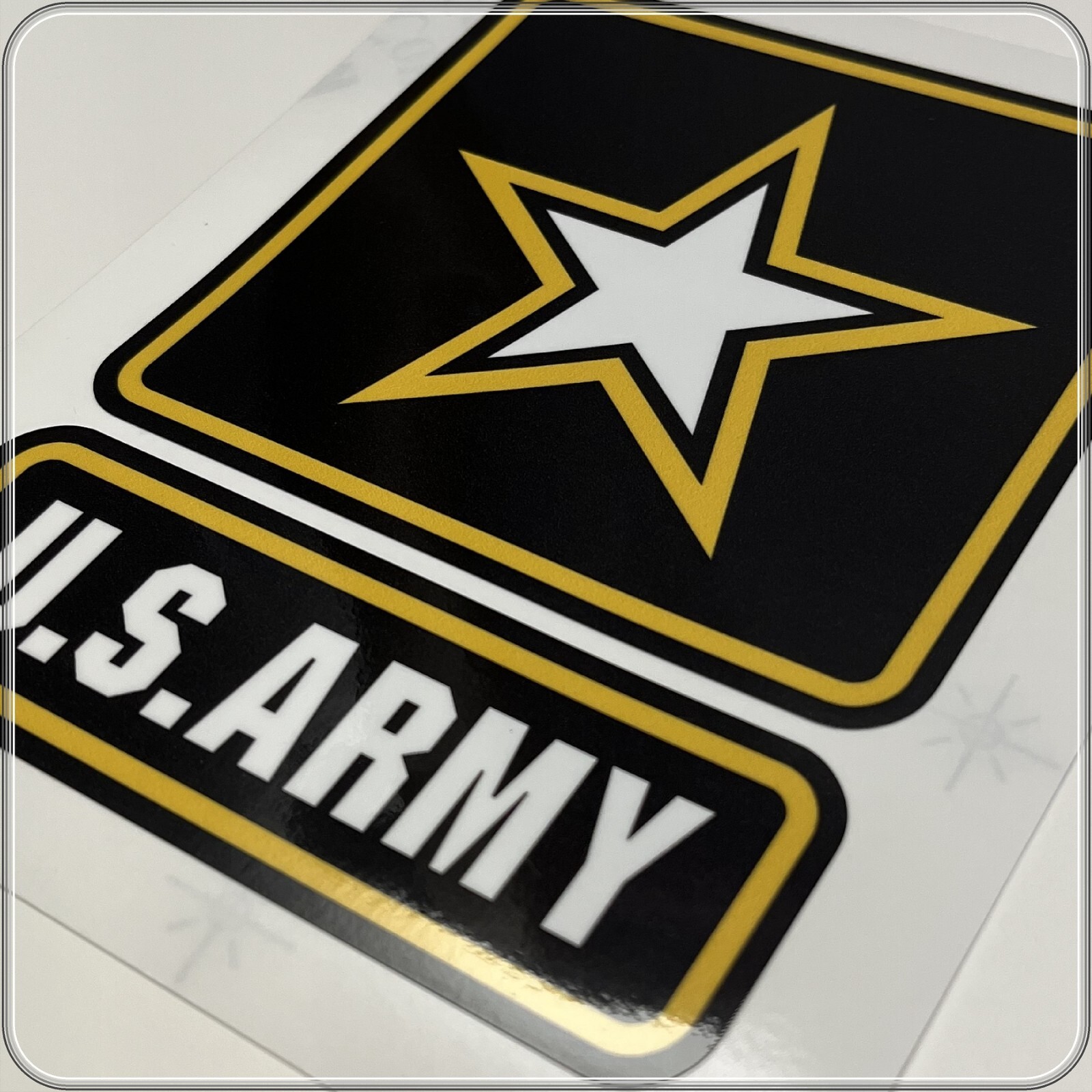 US ARMY Logo Laminated & Masked Stickers Choose from 3", 4", 5", 6" or 7" Tall gallery