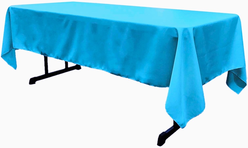 Polyester Poplin Rectangular Seamless Tablecloth (60" Wide x 102" Long)