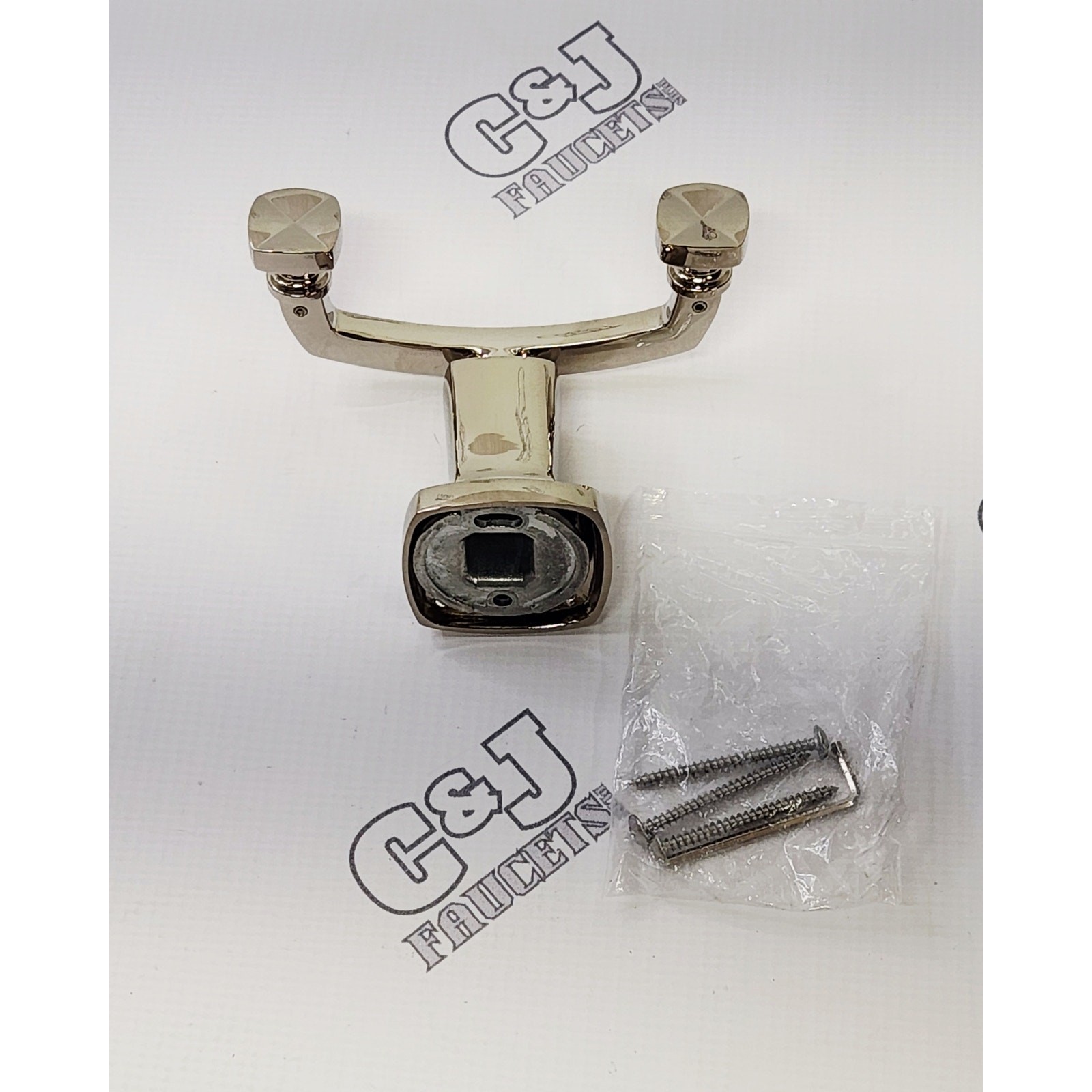 Kohler 16256-SN Margaux Double Robe Hook - Vibrant Polished Nickel gallery
