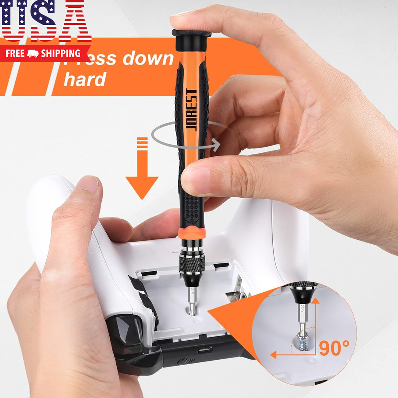 24Pcs Small Precision Screwdriver Set with Torx T5 T6 T8 T9, Y00, Star P5, Mini gallery