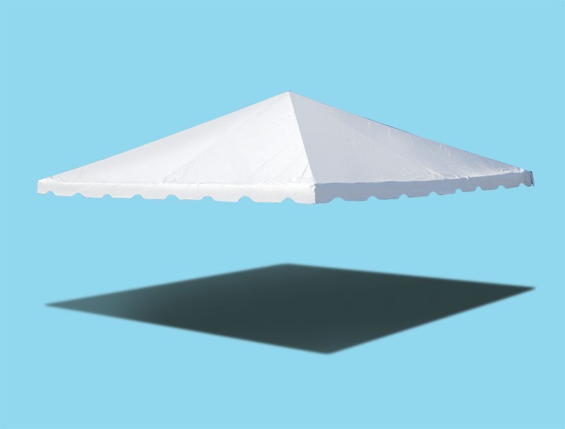 20x20 White Two Piece Canopy Commercial West Coast Frame Tent 16 Oz Vinyl Top gallery