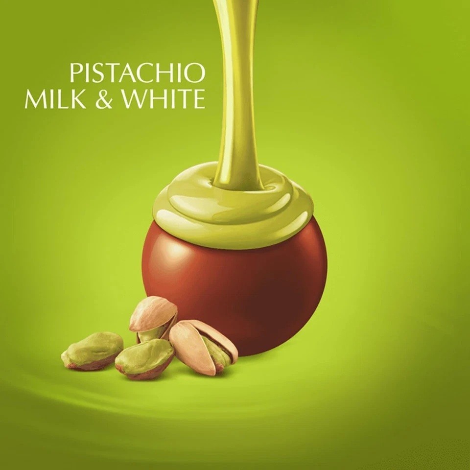 Lindt Pistachio Truffles 22 oz (2 Pack) Limited Edition Lindor Chocolate LG Size gallery