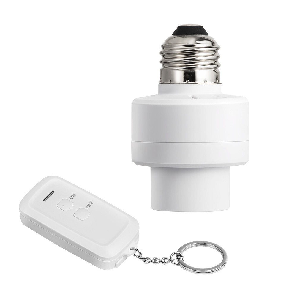 DEWENWILS Wireless Remote Control Light Socket E26/E27 Base Remote Bulbs Socket