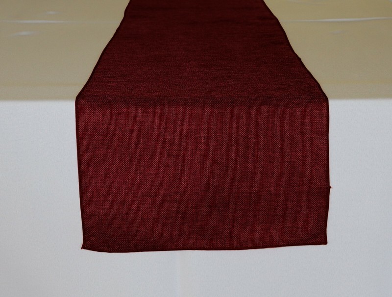 Faux Burlap Table Runner Non-Itch Vintage Linen Perfect for Events, Farm House gallery