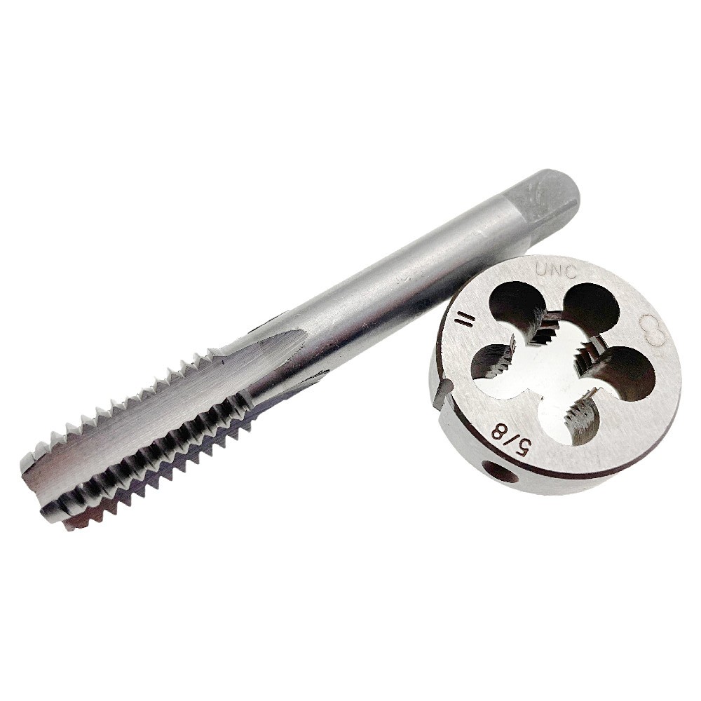 5/8-11 Tool Tap and Die Set RH Right Hand HSS 5/8x11 UNC Thread gallery