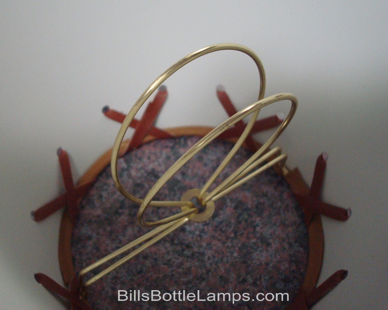 Rustic "Bulb Clip" Pine Cone Scene LAMP SHADE Table Desk Light Cottage Cabin gallery