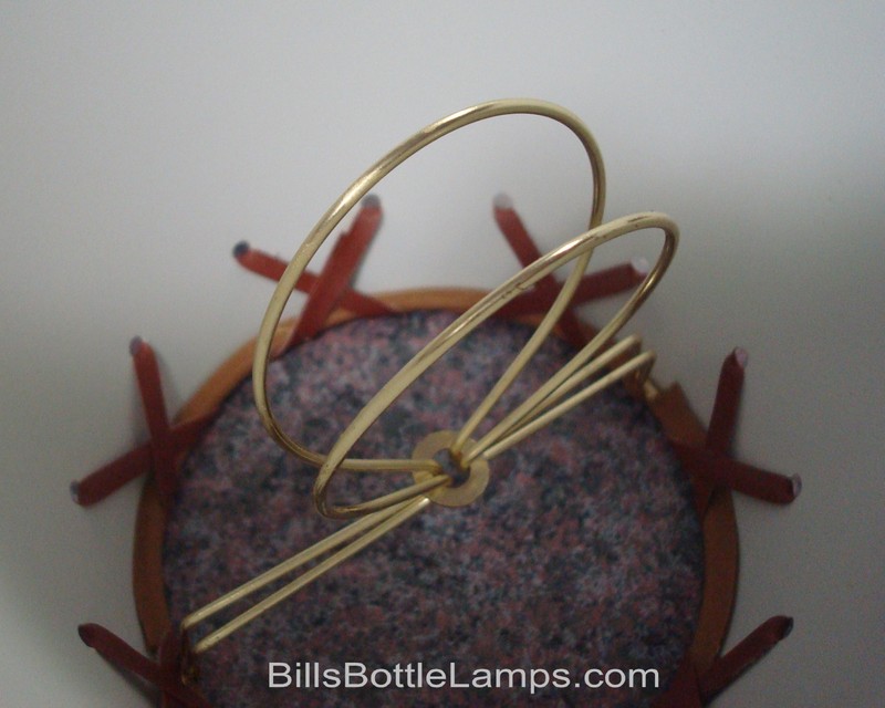 Rustic "Bulb Clip" Pine Cone Scene LAMP SHADE Table Desk Light Cottage Cabin gallery