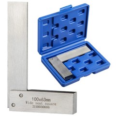 Machinist Square Precision Engineer Wide Seat 100x63mm(4×2.5 inch), Silver