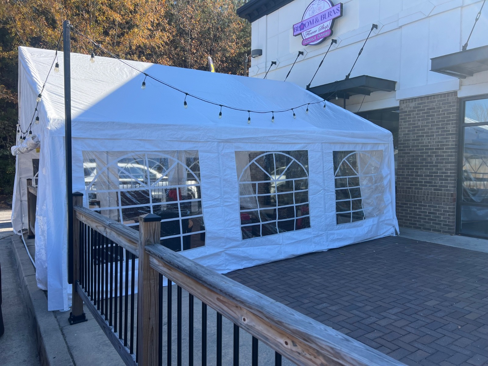 canopy tent 20x20 white great condition only 2 months old gallery