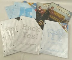 Napoleon Dynamite School Supplies Lot Folders Loose Leaf Paper Heck Yes! Liger