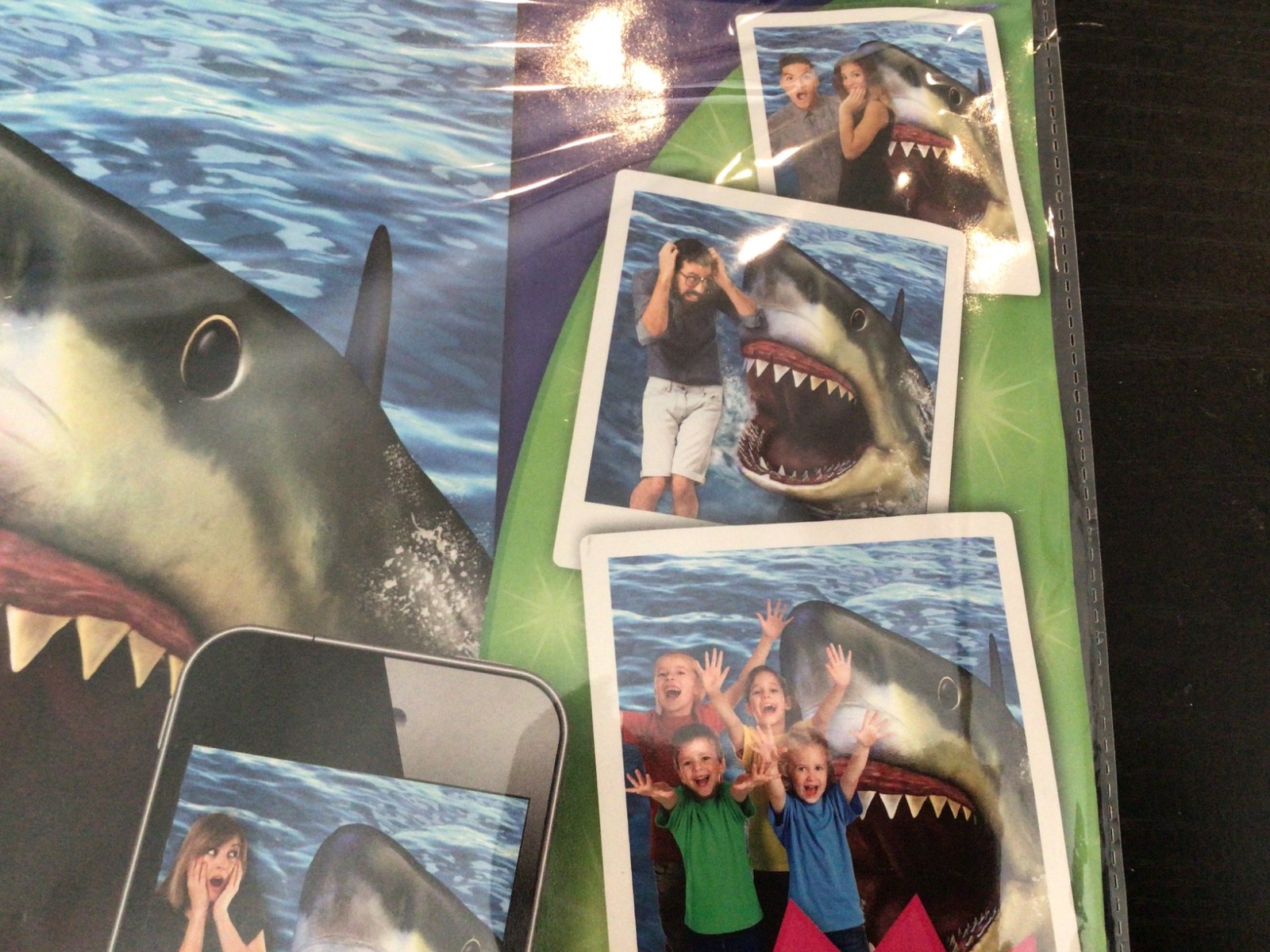 6 Foot Shark Jaws Like Photo Backdrop Large Party Decor Birthday New gallery
