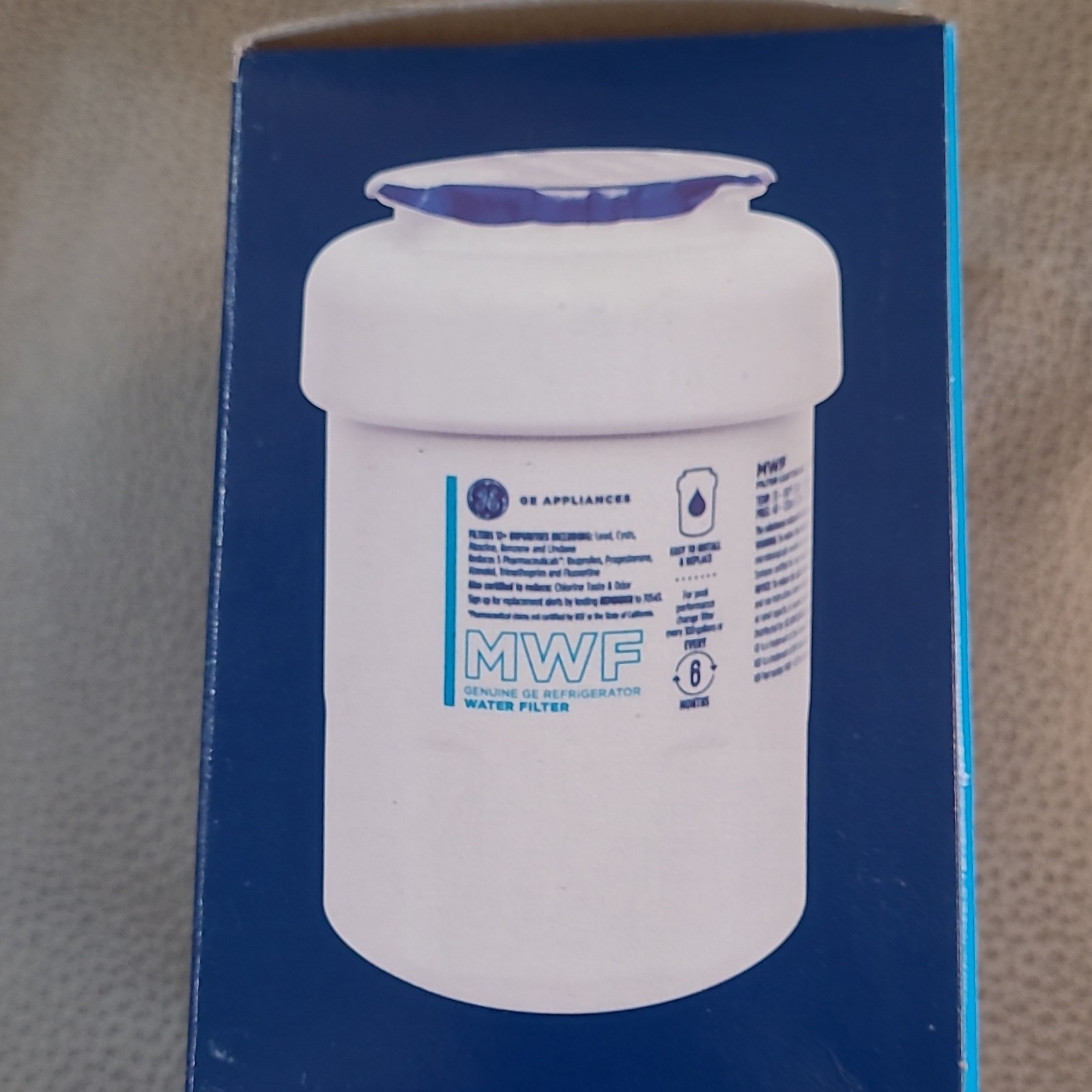 GE Appliances MWF Water Filter, Removes 99% Lead, 300 Gallon Capacity gallery