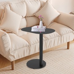 63cm C-shaped Side Table Couch Side Table Iron End Table For Magazines, Drinks