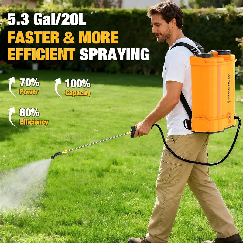 DeWalt Compatible Backpack Sprayer 5.3 Gal 100PSI gallery